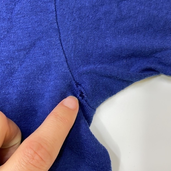 Vintage Uniroyal Eau Claire Plant Blue Tshirt RARE Medium - Picture 7 of 7